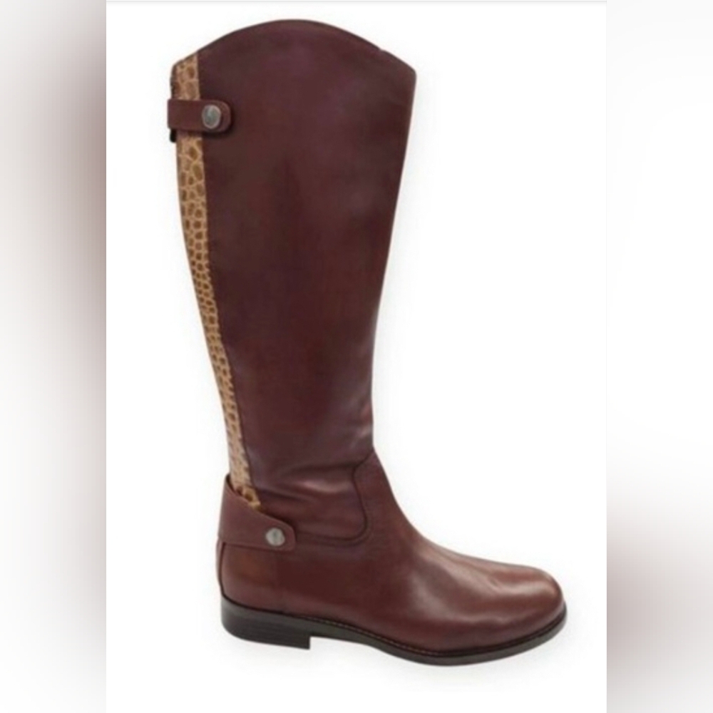Sam Edelman Brown Leather Knee-High Boots Size 7